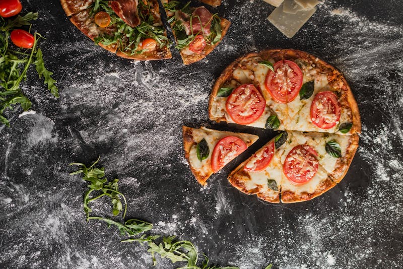Garlic Parmesan Ranch pizza